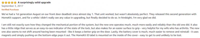August Home Amazon Review 1