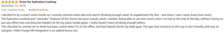 Ozmo Amazon review