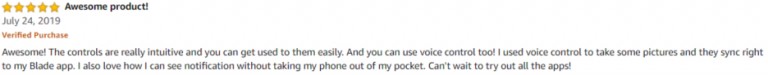 Vuzix Blade AR Amazon review 3