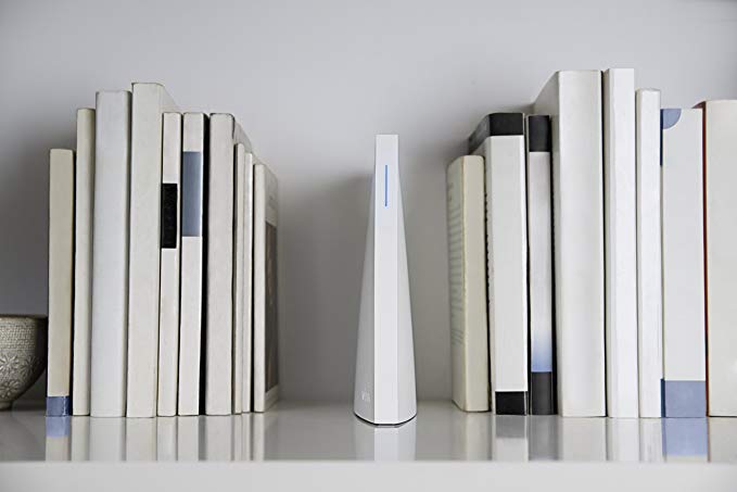 Wink hub 2 on a shelf