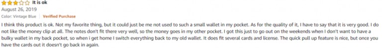 Zitahli Amazon review 3