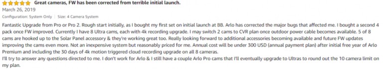 Arlo Ultra Amazon review 2