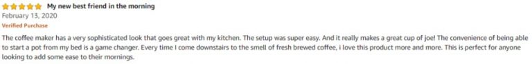 Atomi Smart WiFi Coffee Maker Amazon review 2