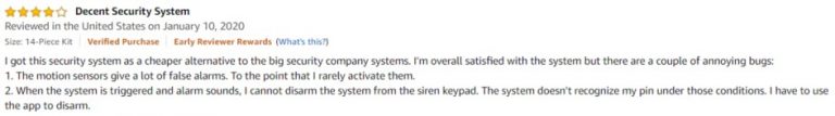 Kangaroo Home Security System Amazon review