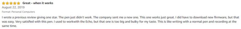 Livescribe Aegir smartpen Amazon review