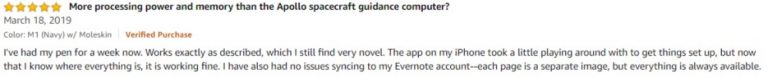NeoLab Convergence Smartpen M1 Amazon review 3