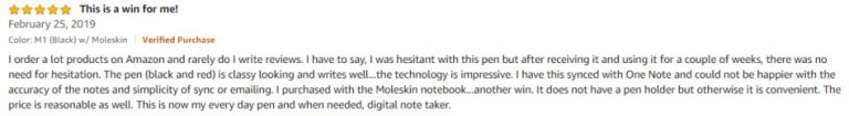 NeoLab Convergence Smartpen M1 Amazon review
