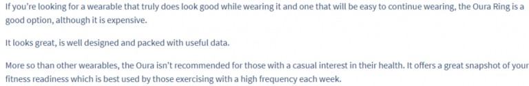 OURA Review 6