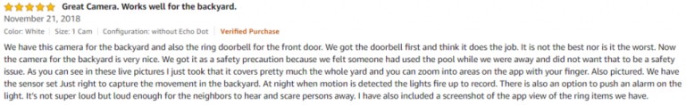 Ring Spotlight Amazon Review 2