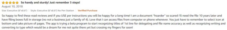 Rocketbook Wave Smart Notebook Amazon review 3
