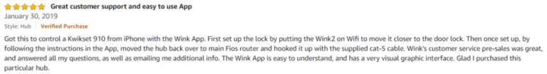 Wink Hub 2 Amazon Review 5