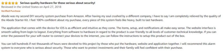 abode Essentials Starter Kit Amazon Review