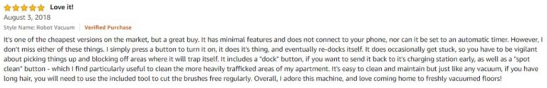 iRobot Roomba 614 Amazon review 2