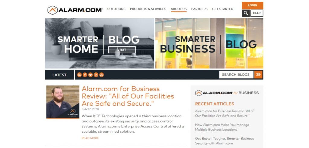 Alarm Business blog