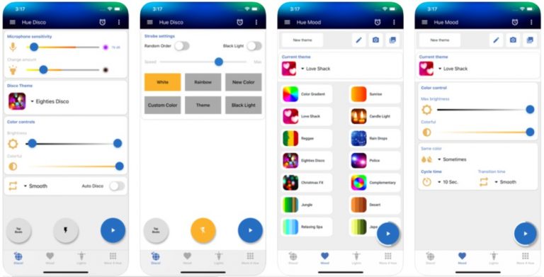 Hue Disco App