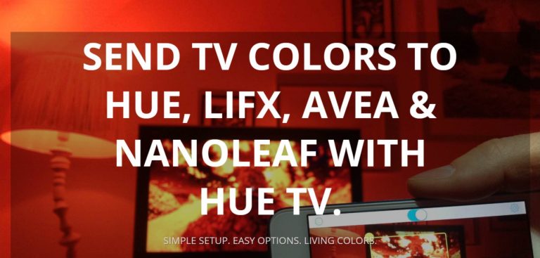 Hue TV Website screenshot