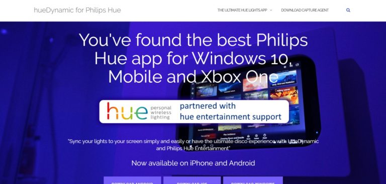 HueDynamic Homepage