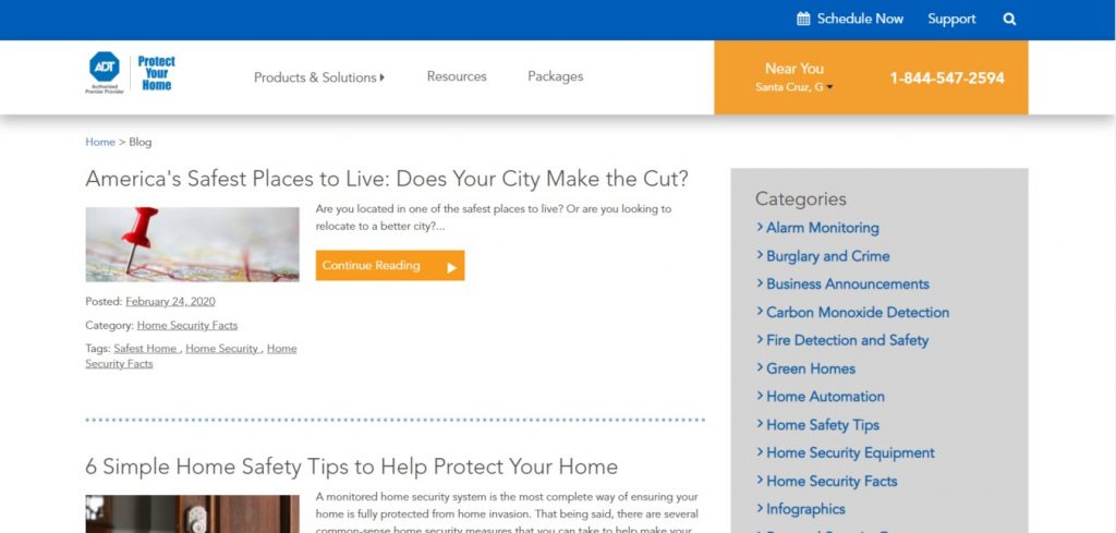Screenshot of Protect Your Home