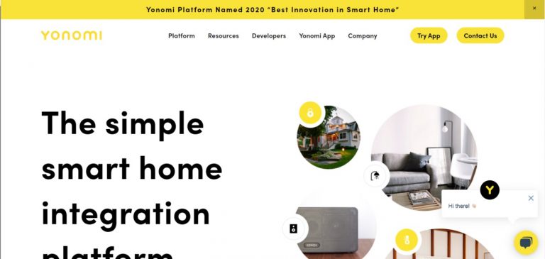 Yonomi Homepage